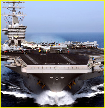 Carrier USS Eisenower underway